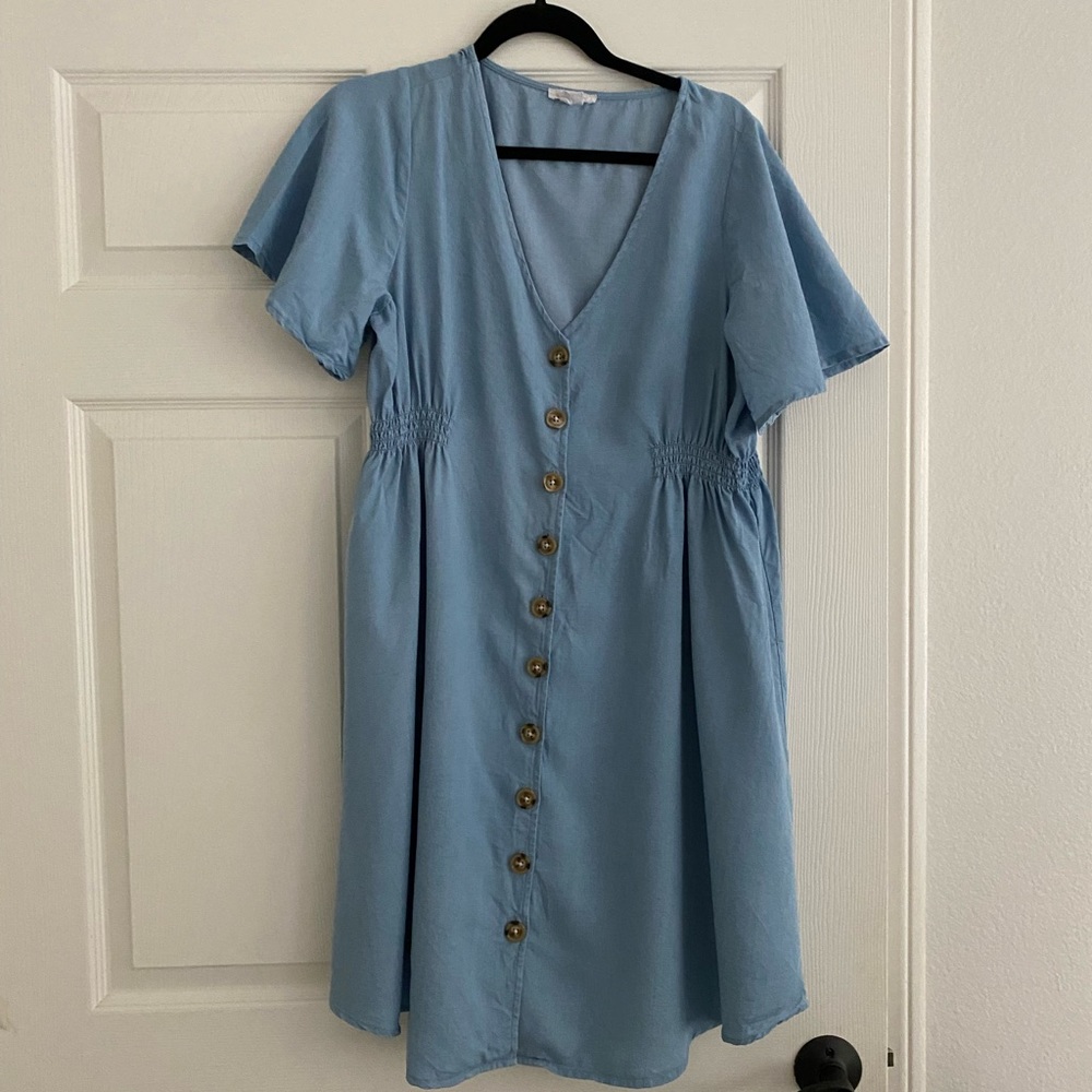 Ingrid and Isabel maternity tencel dress